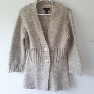 Mercer & Madson Cardigan Sweater Oatmeal Color